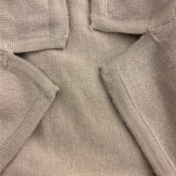 Cutter Buck Y2K Sample Wool Silk Knit Sweater Top Light Neutral Minimalist Boho - Picture 12 of 12